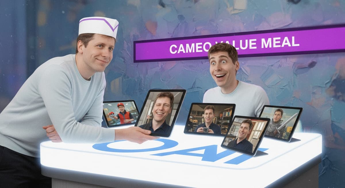 Cover Image for Новое приложение Sora от OpenAI сравнивают с фабрикой дипфейков с участием самого Альтмана