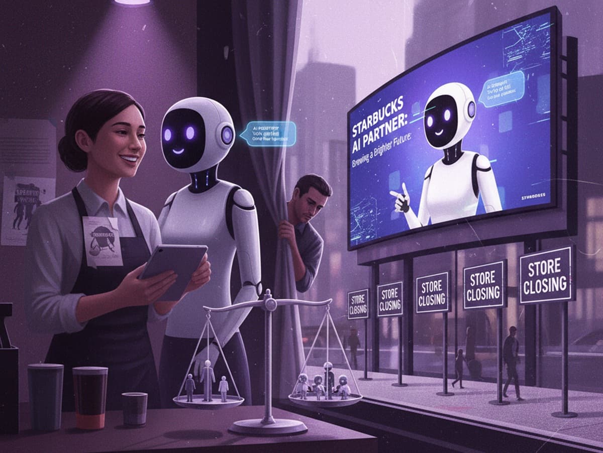 Cover Image for Starbucks внедряет ИИ-барменов, но обещает не заменять живых людей роботами