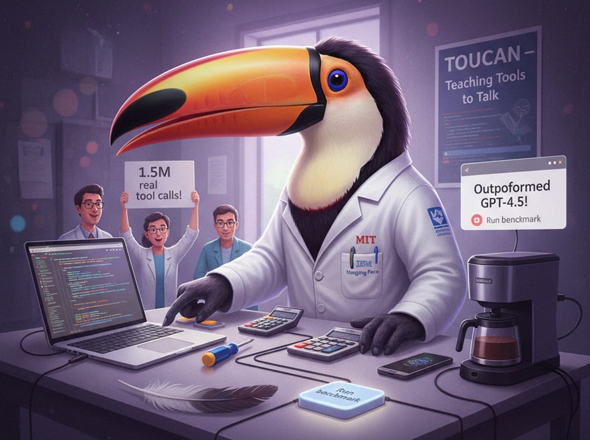 Cover Image for Представлен TOUCAN — крупнейший открытый набор данных для обучения AI-агентов
