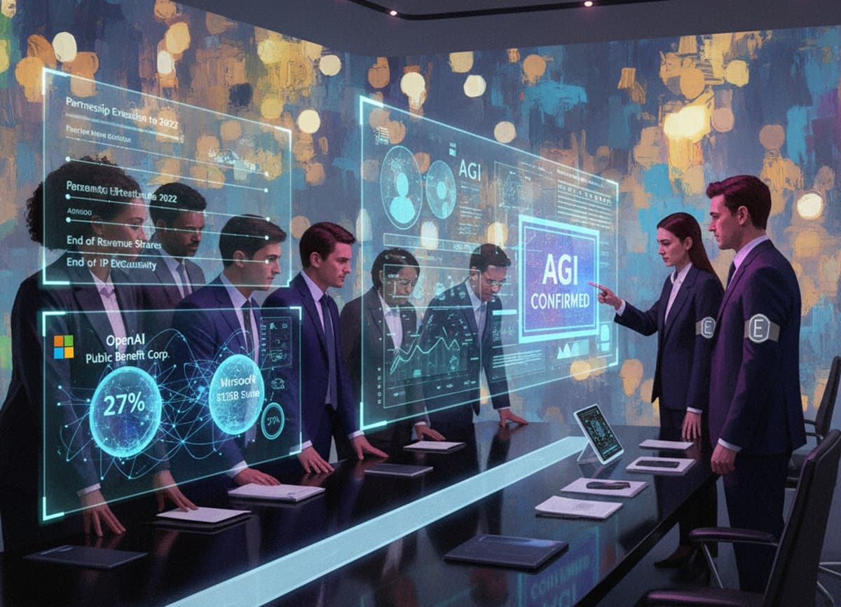 Cover Image for Microsoft и OpenAI создают комиссию для определения момента достижения AGI