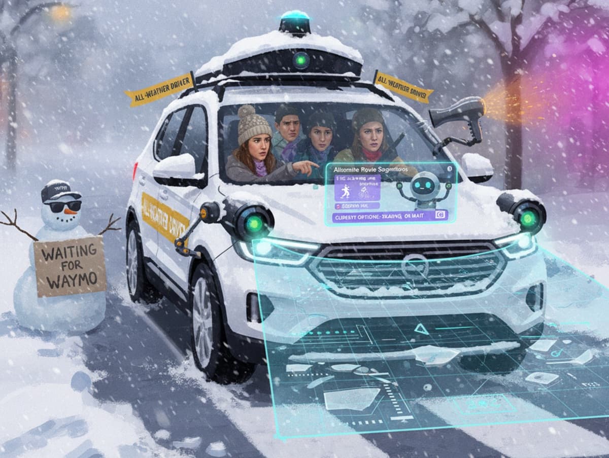 Cover Image for Как Waymo удалось адаптировать автономные автомобили для работы в зимних условиях