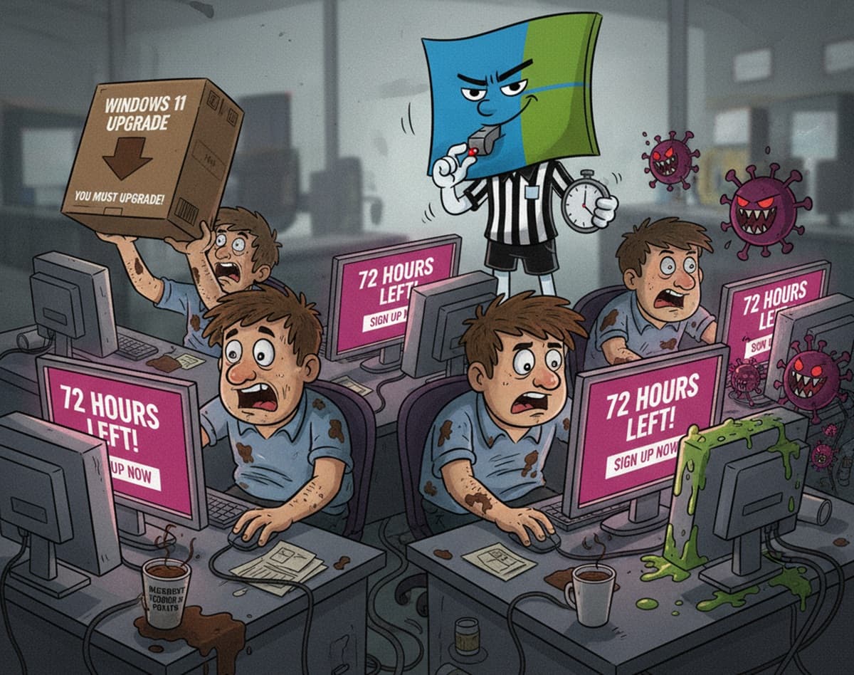 Cover Image for Microsoft прекращает поддержку Windows 10, но предлагает год бесплатных обновлений