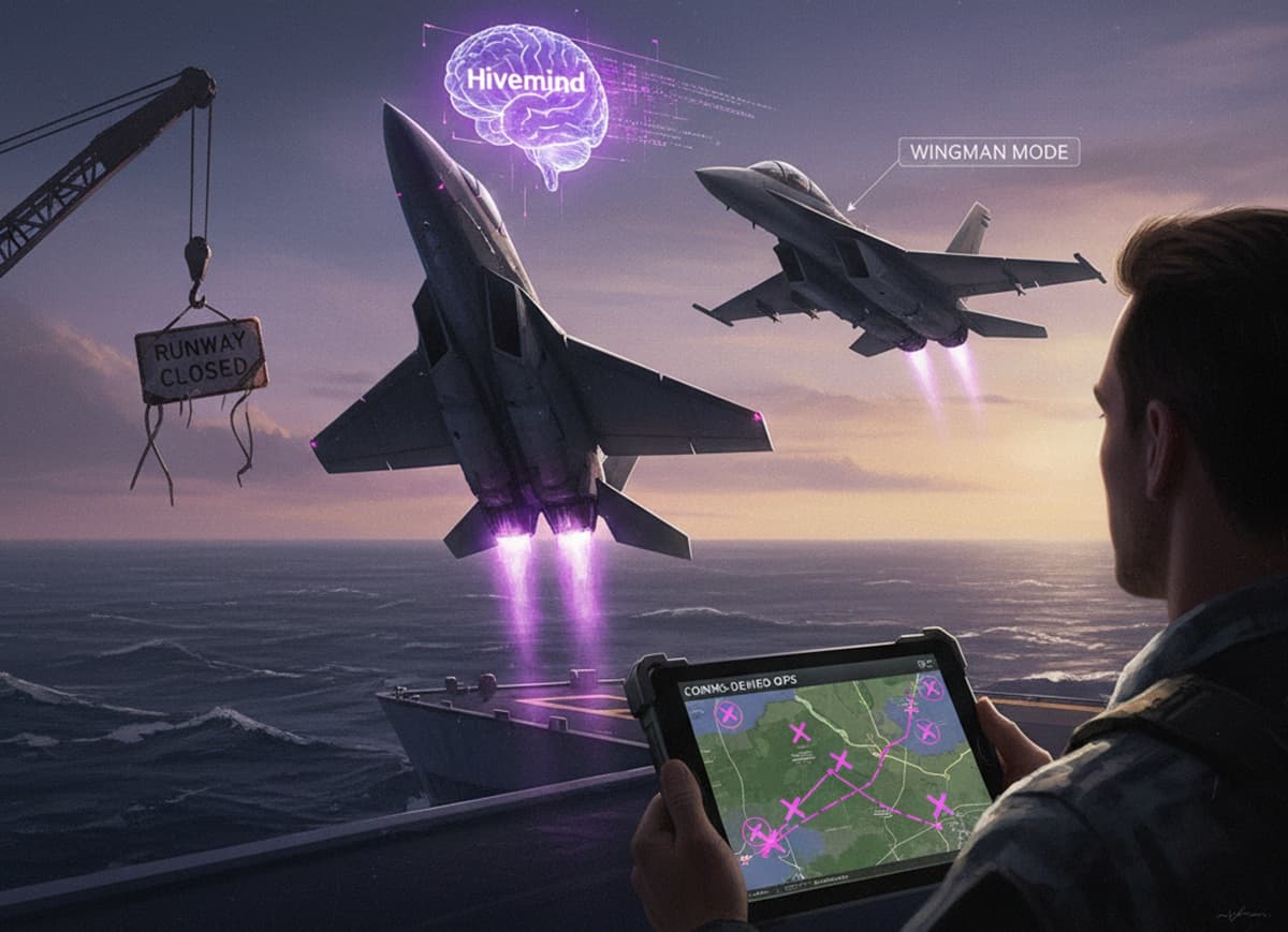 Cover Image for Американская компания представила первый в мире боевой самолет с ИИ-пилотом