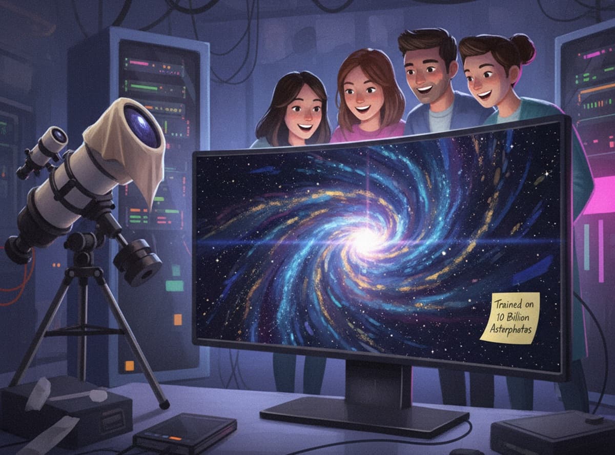 Cover Image for Искусственный интеллект создал первую симуляцию Млечного Пути с сотней миллиардов звезд