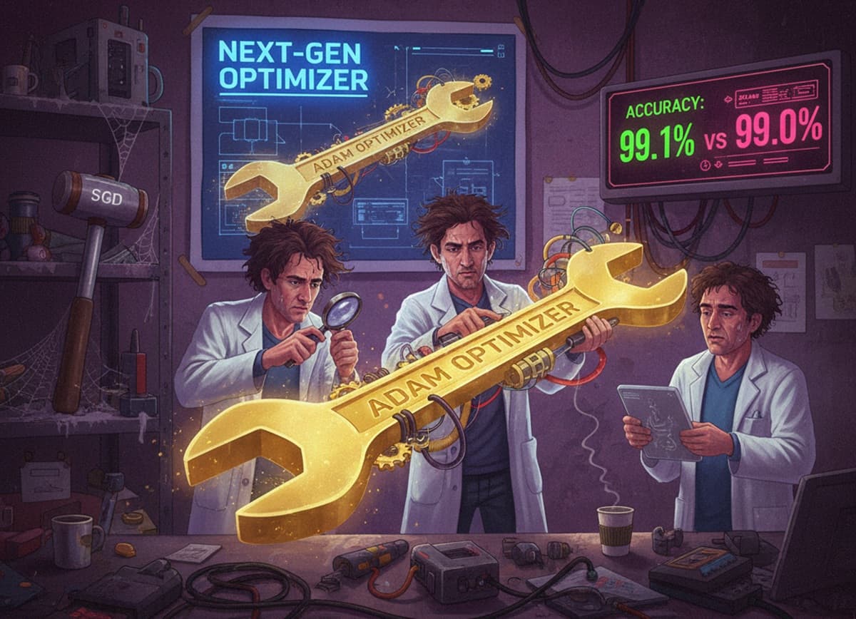 Cover Image for Как на практике используется алгоритм оптимизации Adam для обучения нейросетей