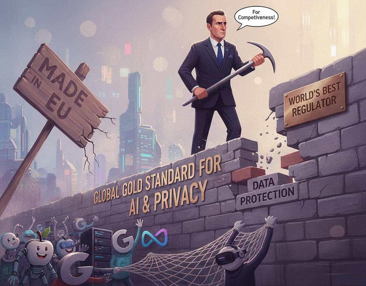 Cover Image for Евросоюз ослабляет защиту данных и регулирование ИИ в рамках реформы Digital Omnibus