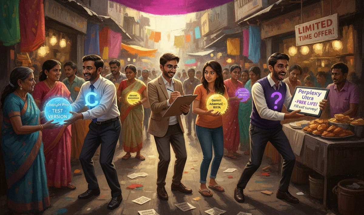 Cover Image for Зачем ИИ-гиганты раздают бесплатный доступ жителям Индии: стратегический захват рынка
