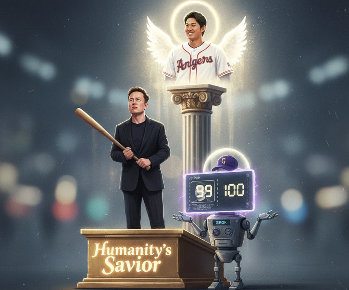 Cover Image for Grok признал своего создателя Илона Маска лучшим во всем, кроме бейсбола