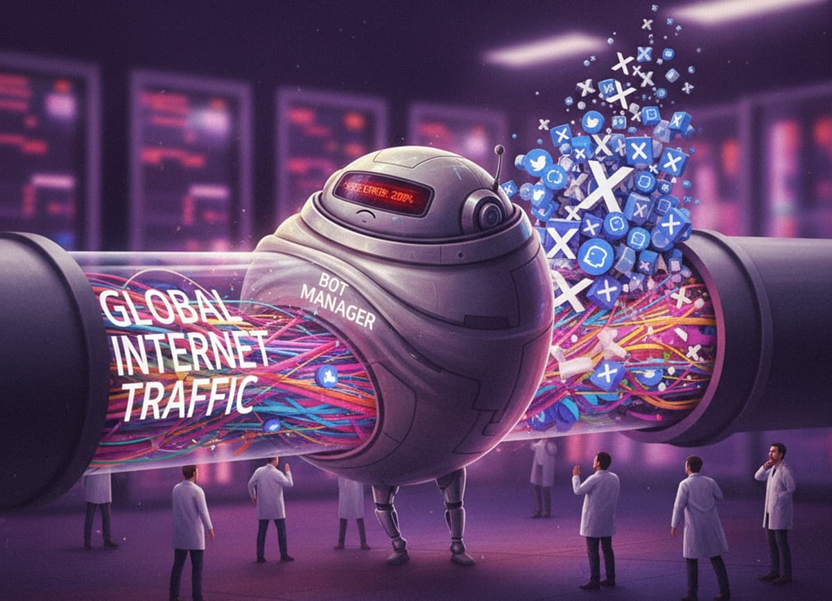 Cover Image for Вчера из-за ошибки в системе управления ботами по всему миру упала сеть Cloudflare