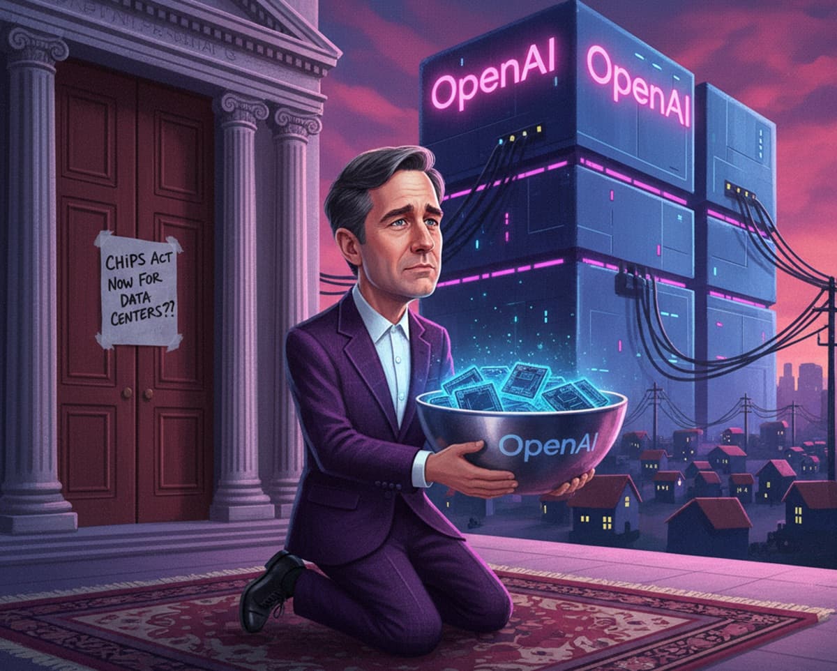 Cover Image for OpenAI лоббирует налоговые льготы для центров обработки данных в США