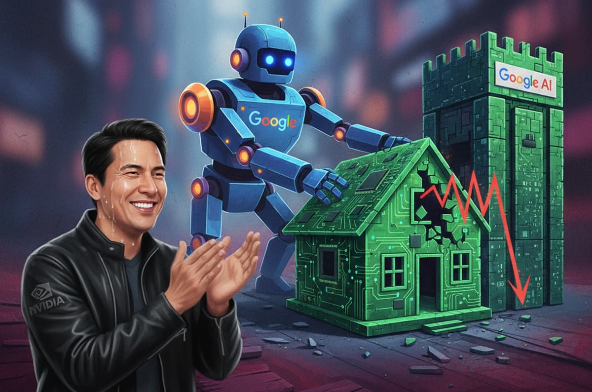 Cover Image for Google бросает вызов Nvidia в войне ИИ-чипов, начав продавать свои TPU