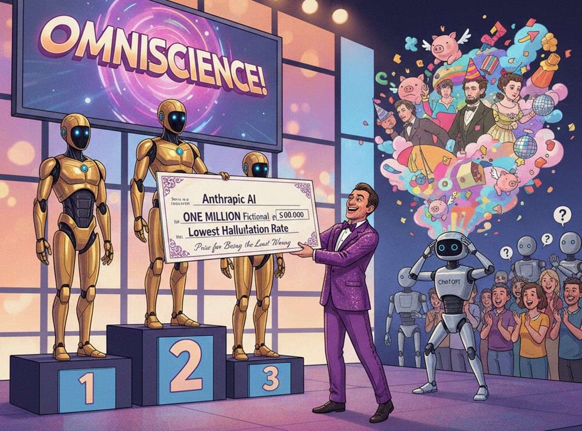 Cover Image for Модели Anthropic показали самые низкие показатели галлюцинаций в новом бенчмарке