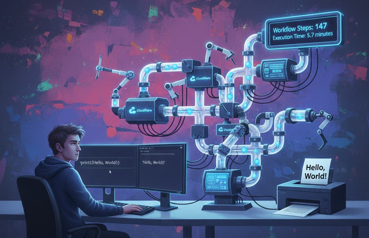 Cover Image for Cloudflare запускает Python Workflows в бета-версии для оркестрации многозадачных приложений