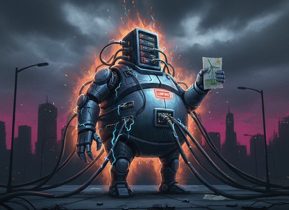 Cover Image for ИИ поглощает мегаватты энергии, но он может стать и катализатором чистой энергетики