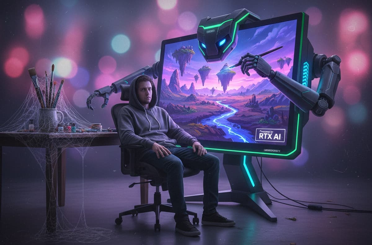 Cover Image for NVIDIA представляет RTX AI Garage для Adobe MAX с новыми функциями генеративного ИИ