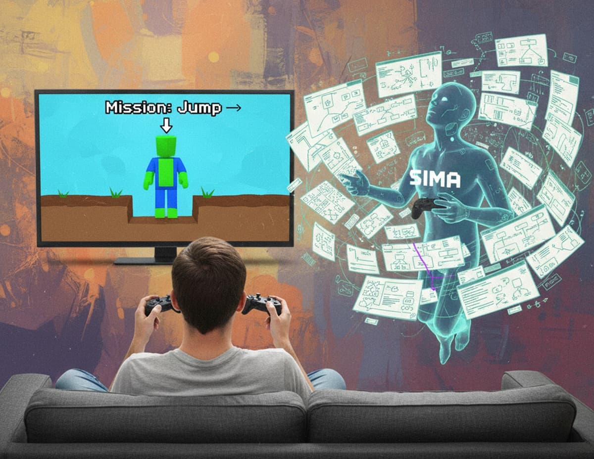 Cover Image for DeepMind представила SIMA 2 — ИИ-агента с навыками рассуждения для игровых миров