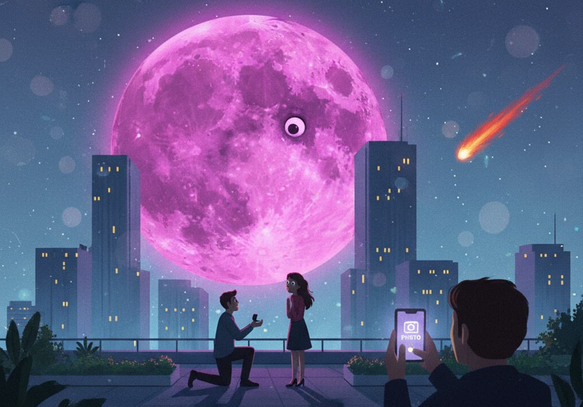 Cover Image for Самая яркая суперлуна за шесть лет и метеорный дождь огненных шаров