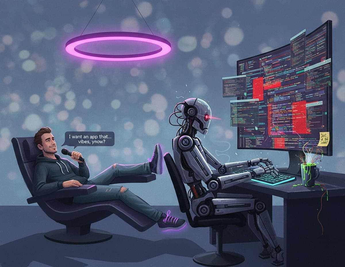 Cover Image for Как ИИ меняет разработку программ через концепцию вайб-кодинга