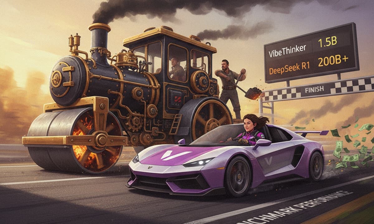 Cover Image for Китайская модель VibeThinker-1.5B превосходит гигантов искусственного интеллекта при бюджете в $7800