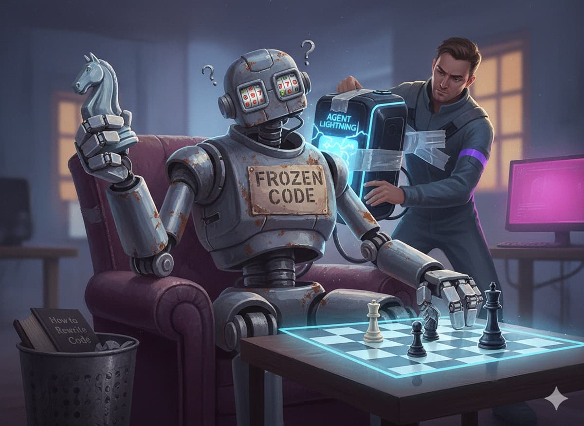 Cover Image for Microsoft выпустила фреймворк Agent Lightning для обучения ИИ-агентов без переписывания кода