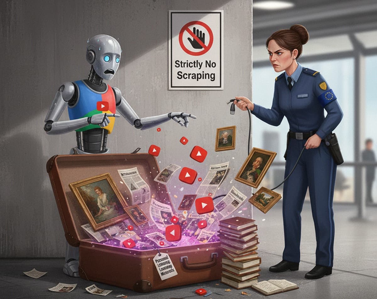 Cover Image for Евросоюз начал расследование против Google из-за использования контента для обучения ИИ