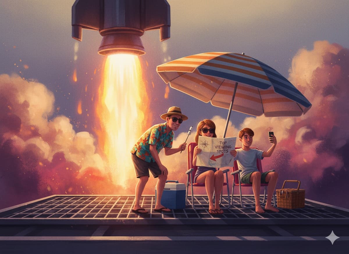 Cover Image for Две ракеты за ночь: SpaceX и ULA готовятся к двойному пуску с космодрома Флориды