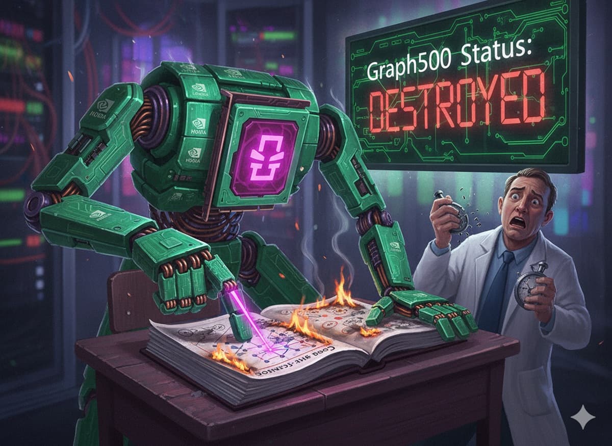 Cover Image for NVIDIA установила рекорд Graph500, удвоив производительность на кластере из 8192 GPU