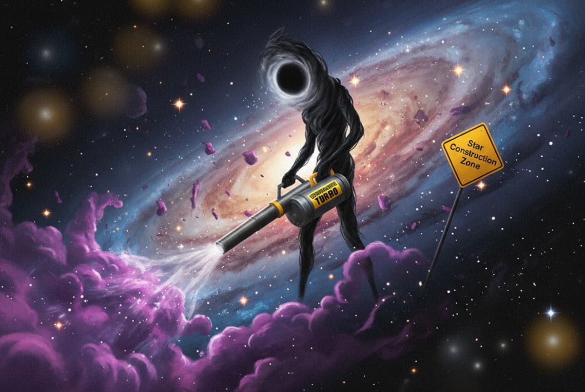 Cover Image for Астрономы обнаружили рекордные порывы ветра от черной дыры в галактике NGC 3783