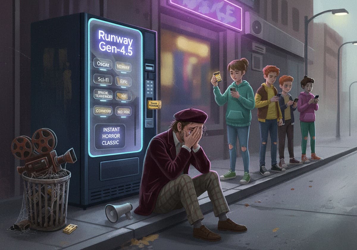 Cover Image for Runway выпустила Gen-4.5 — модель генерации видео нового уровня