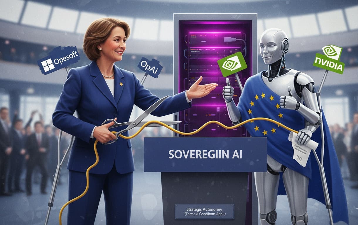 Cover Image for ЕС создает гибридный ИИ-суверенитет с регулированием и открытыми моделями