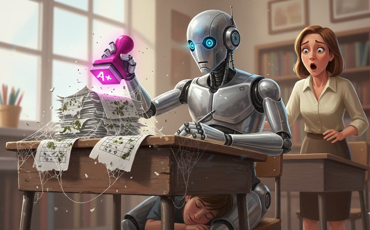 Cover Image for ИИ не сломал систему домашних заданий, а выявил их структурные недостатки