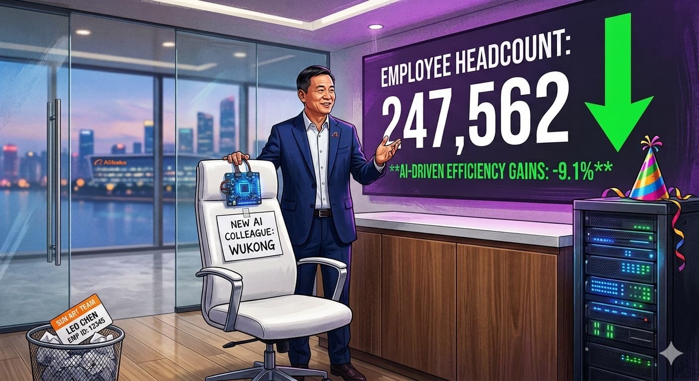 Cover Image for Alibaba сокращает треть штата, чтобы стать ключевым игроком на рынке ИИ