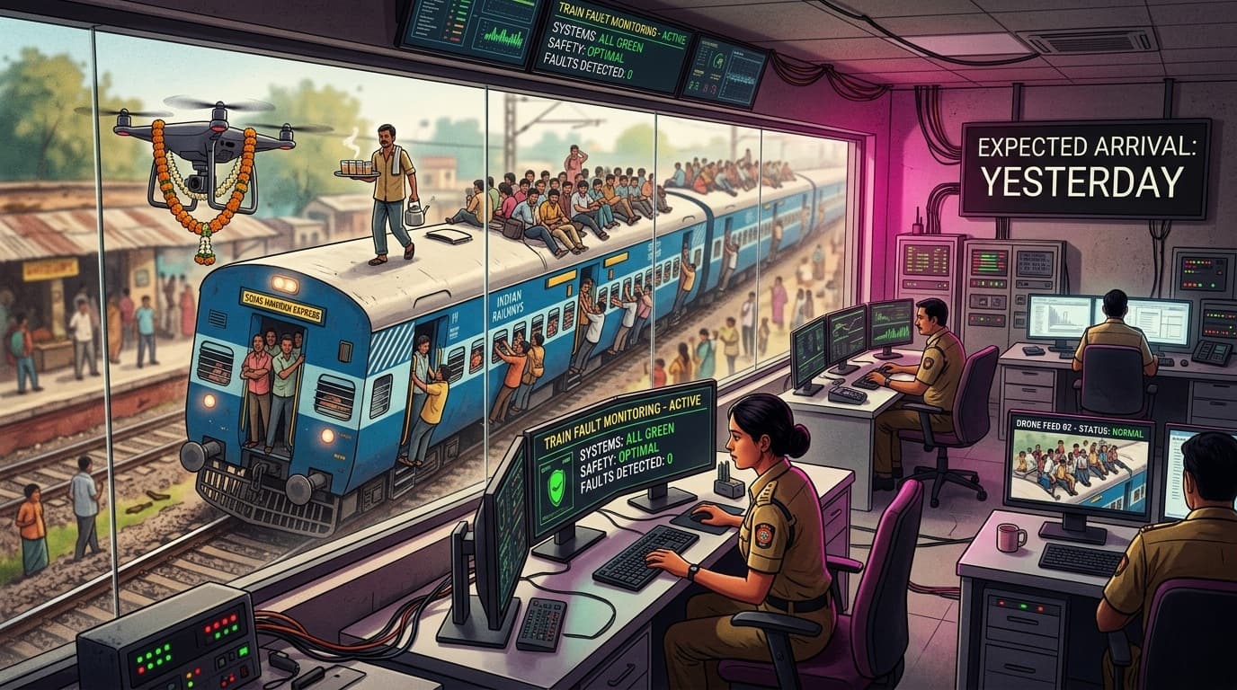 Cover Image for Индийские железные дороги активно внедряют ИИ для мониторинга инфраструктуры
