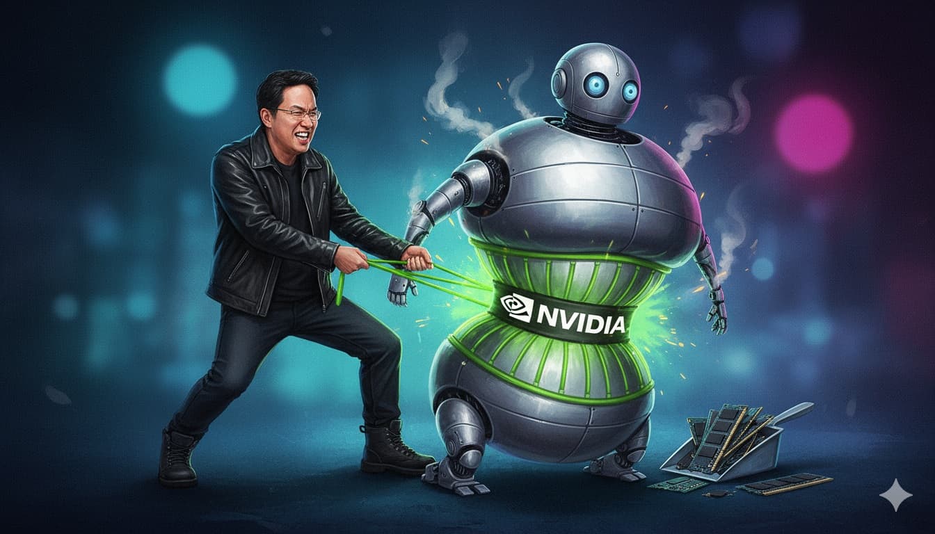 Cover Image for Nvidia представила технологию KVTC с 20-кратным сжатием памяти для открытых LLM