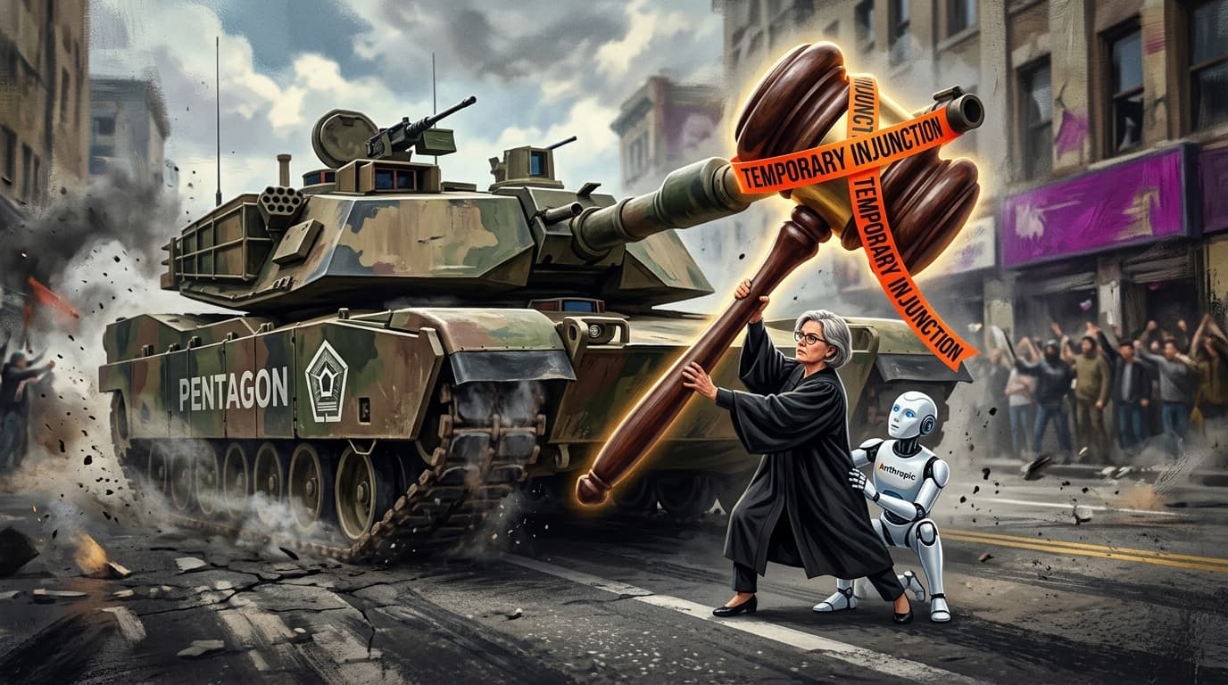 Cover Image for Anthropic выиграл суд против Пентагона — запрет на работу с поставщиками снят