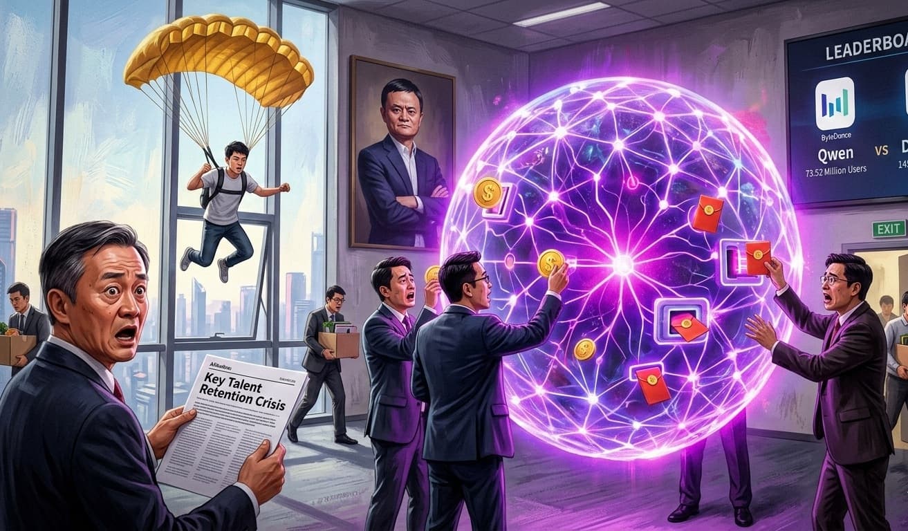 Cover Image for Alibaba реорганизует команду Qwen: кадровая турбулентность на фоне гонки за AGI