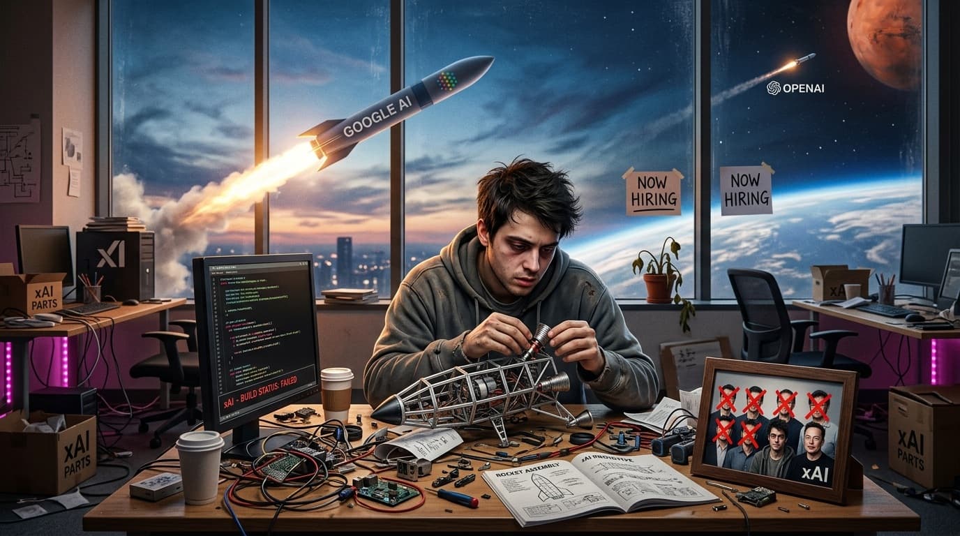 Cover Image for После реструктуризации компании xAI планирует догнать лидеров рынка ИИ уже в 2026 году