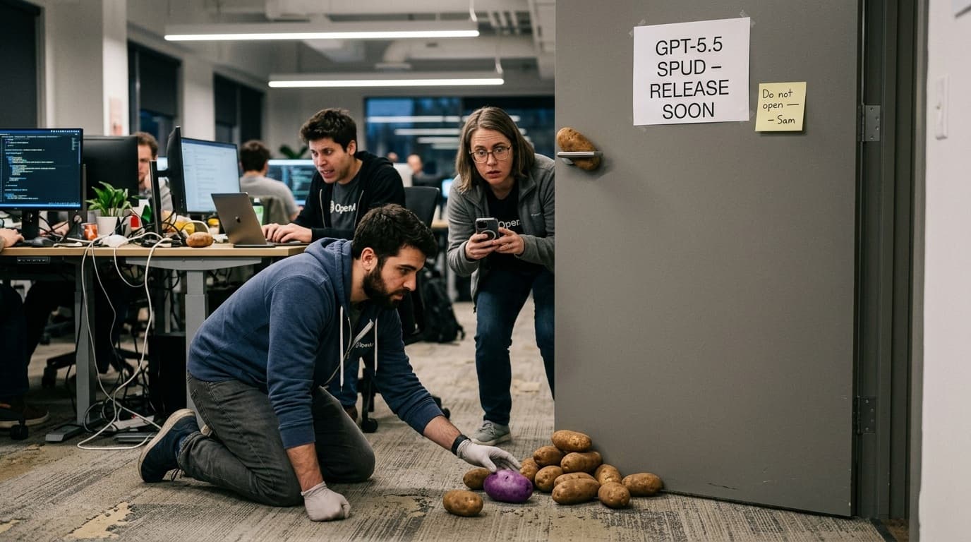 Cover Image for OpenAI готовит к релизу модель GPT-5.5 Spud. Ее случайно включили в доступ на полтора часа