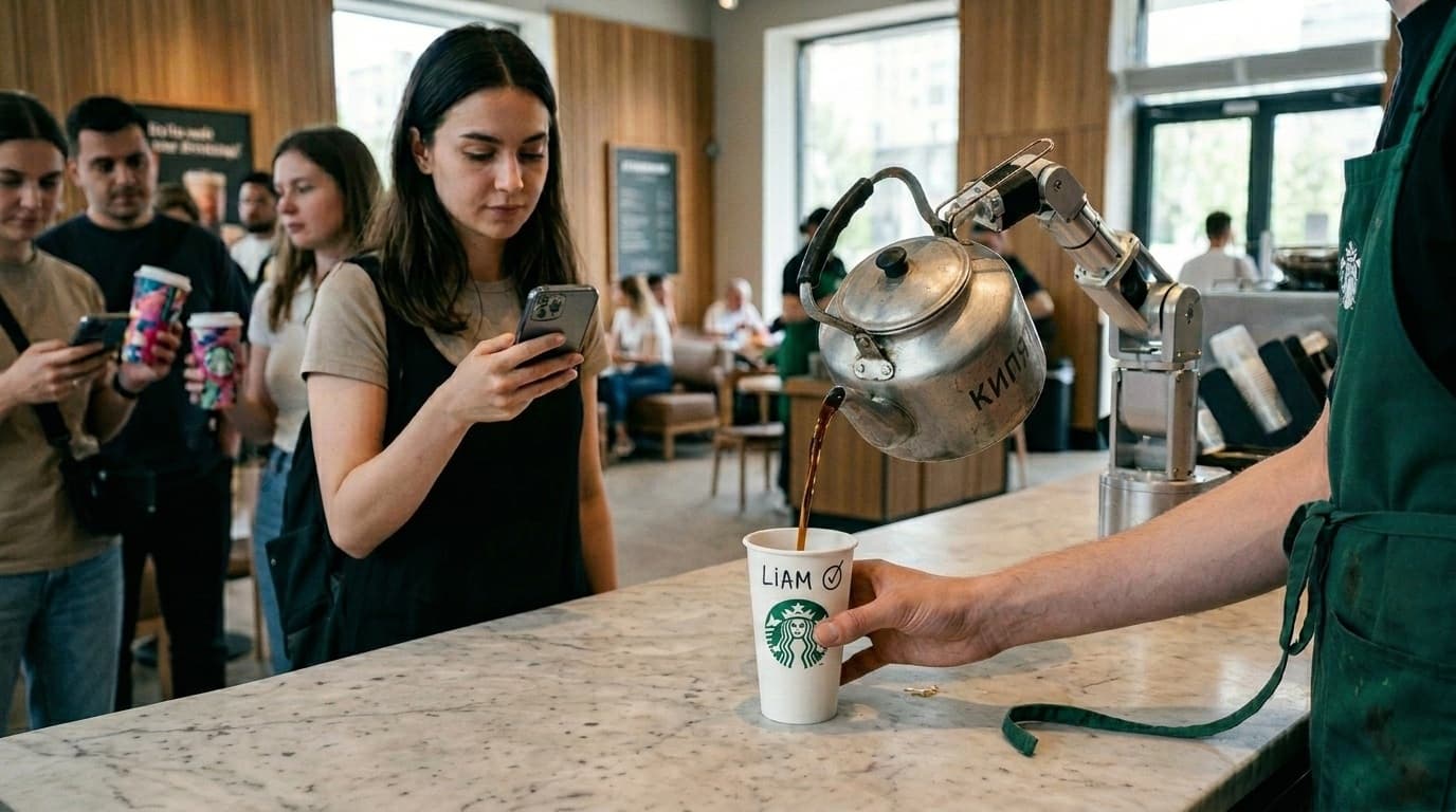 Cover Image for Сеть Starbucks внедряет генеративный ИИ в обслуживание клиентов