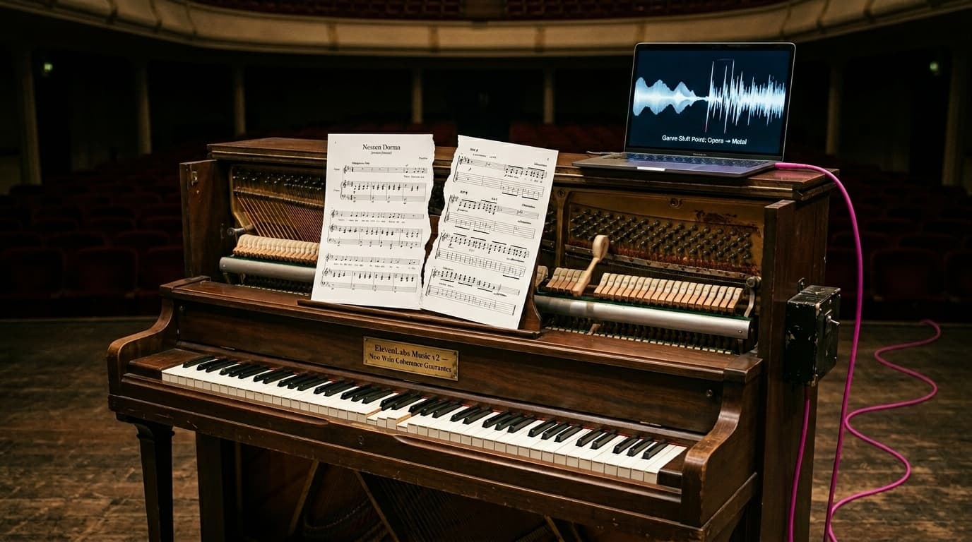 Cover Image for ElevenLabs представила Music v2: генеративный ИИ научился бесшовным жанровым переходам