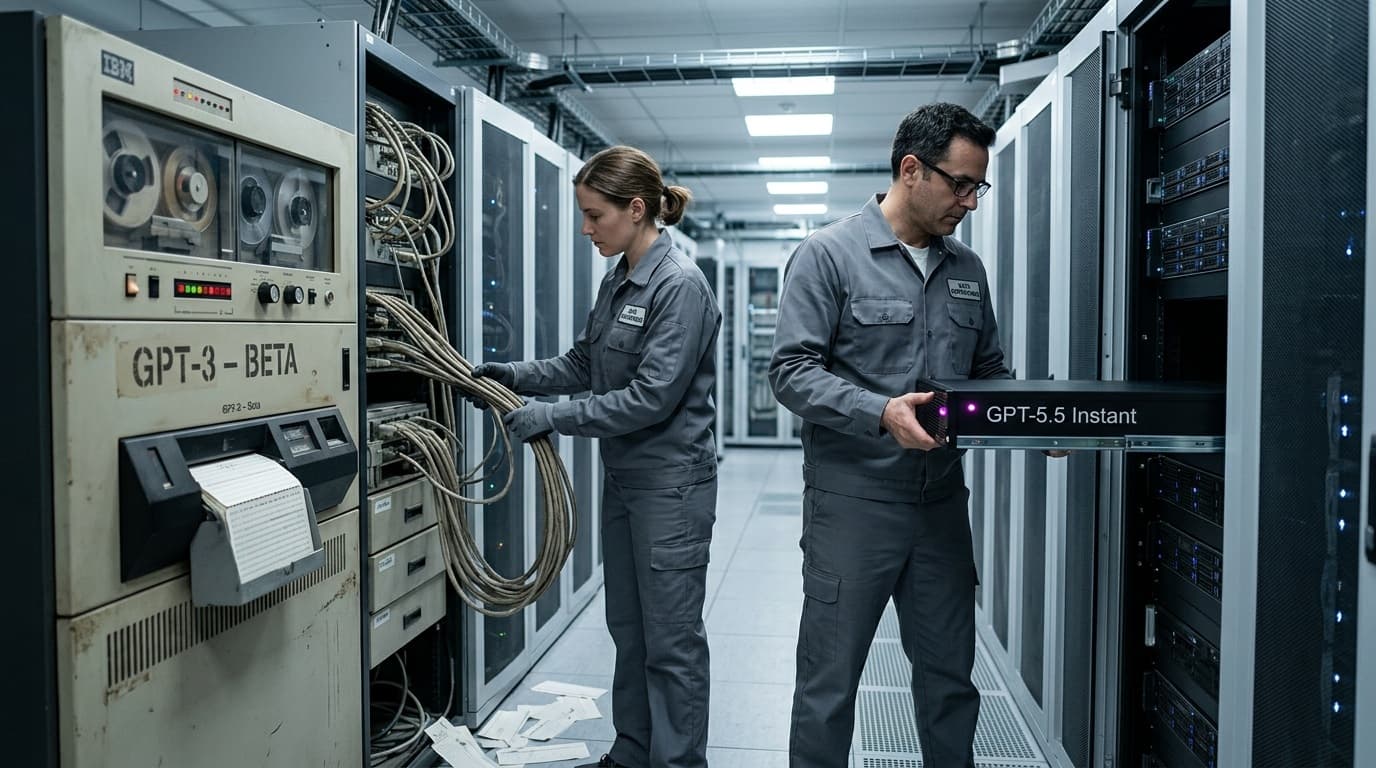 Cover Image for В ChatGPT обновилась базовая модель: GPT-5.5 Instant обещает меньше галлюцинаций и больше конкретики