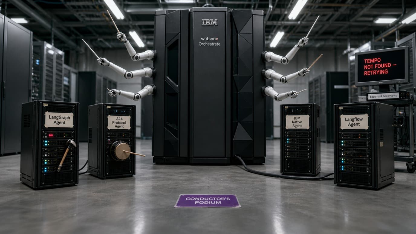 Cover Image for IBM представила платформу watsonx Orchestrate для управления набором разных ИИ-агентов