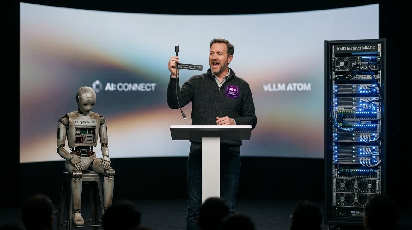 Cover Image for AMD выпускает плагин vLLM-ATOM для ускорения DeepSeek-R1 и Kimi-K2 на ускорителях Instinct