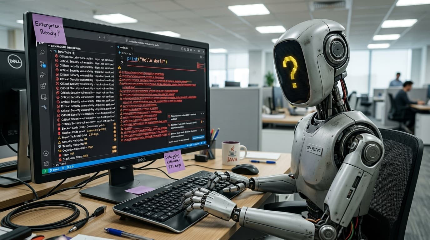 Cover Image for Разработчик инструмента код-ревью Sonar объяснил, почему LLM не выдают код корпоративного уровня?