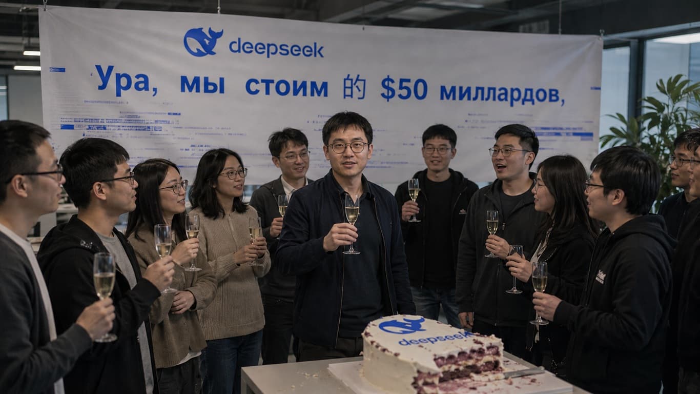 Cover Image for DeepSeek привлекла первые инвестиции в $7,4 млрд при оценке в $50 млрд