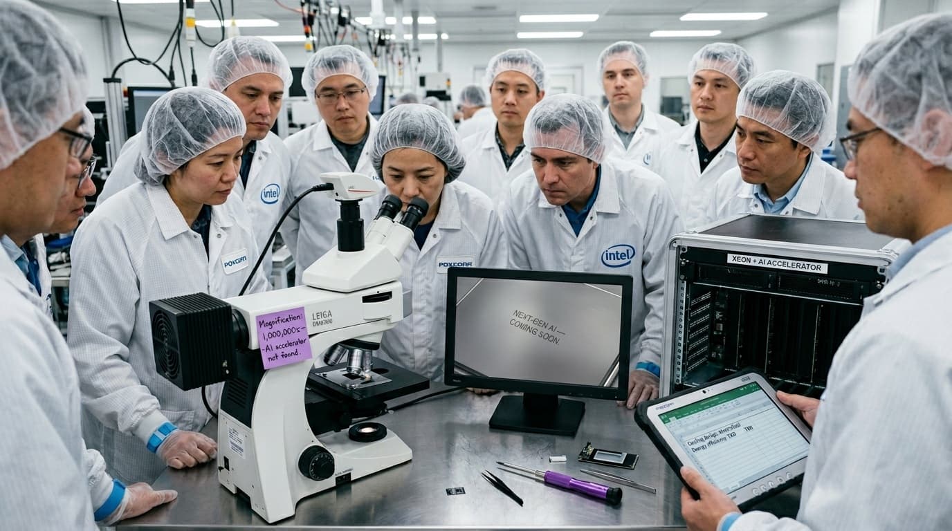 Cover Image for Foxconn и Intel объединяют усилия для создания ИИ-инфраструктуры нового поколения