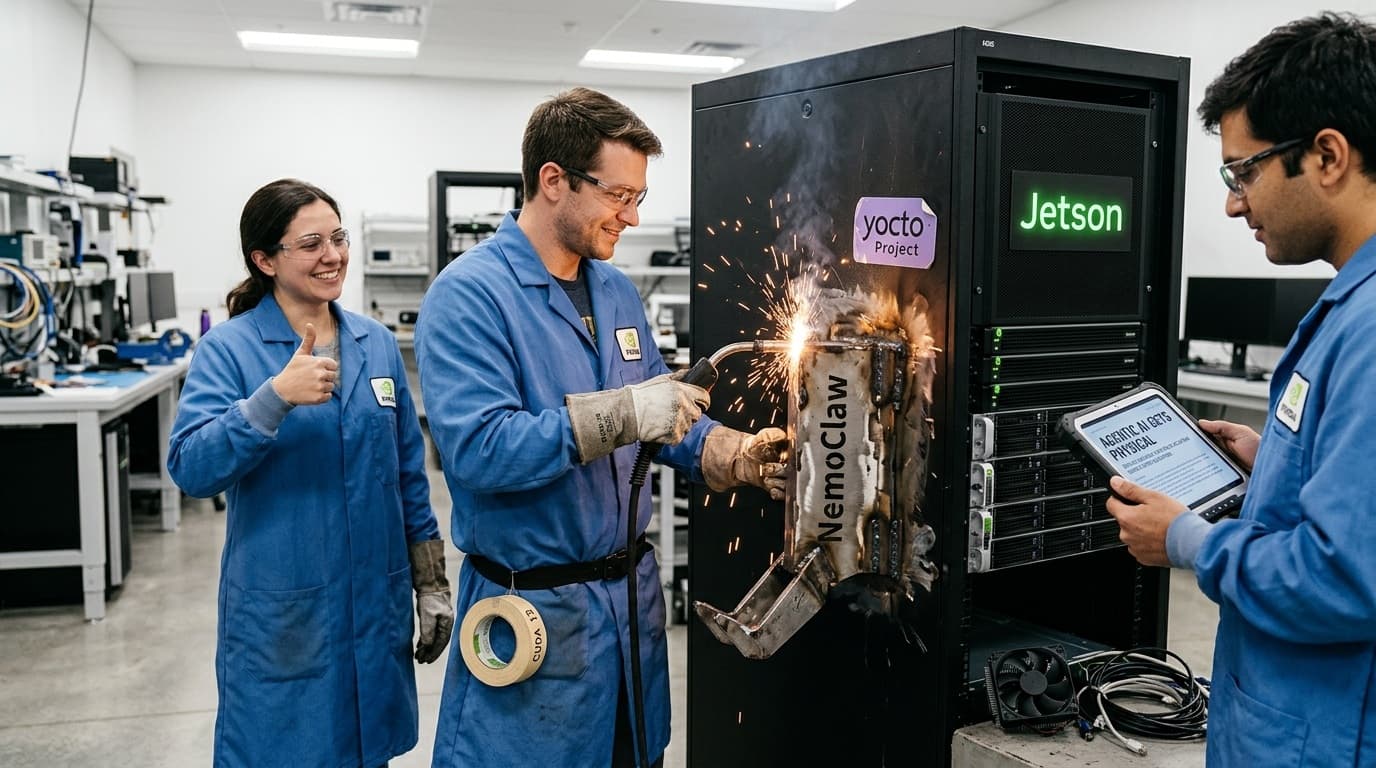 Cover Image for NVIDIA обновляет программный стек JetPack и интегрирует NemoClaw в платформу Jetson