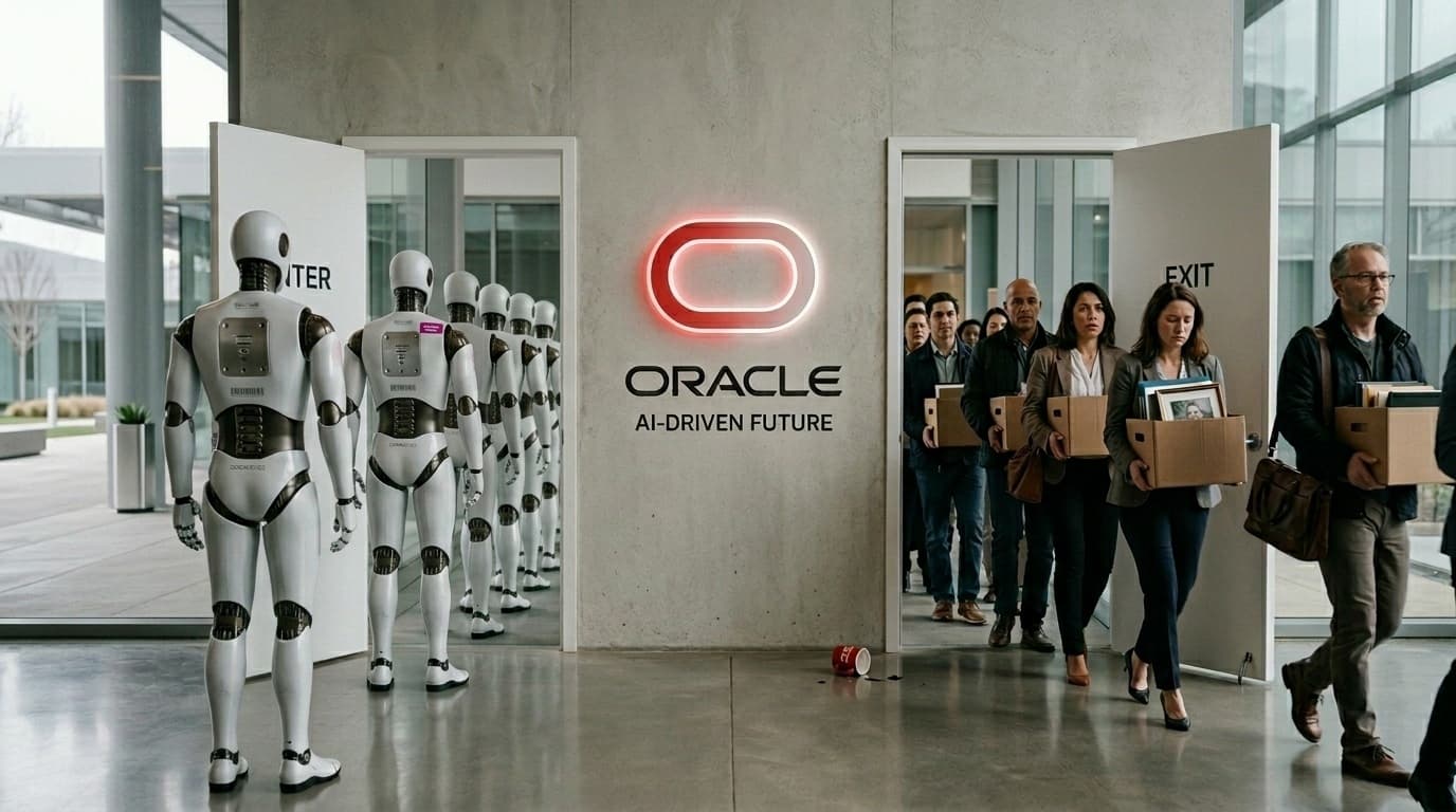 Cover Image for Oracle за год сократила 21 тысячу человек, внедрив ИИ в рабочие процессы
