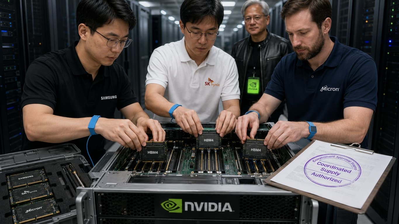 Cover Image for Nvidia сертифицировала «большую тройку» производителей памяти для платформы Vera Rubin
