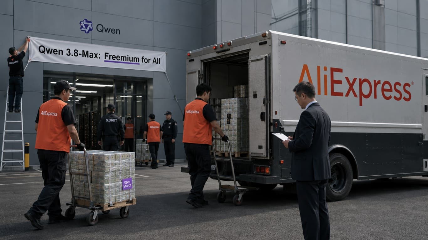 Cover Image for Alibaba будет делить выручку от модели Qwen 3.8-Max с облачными провайдерами